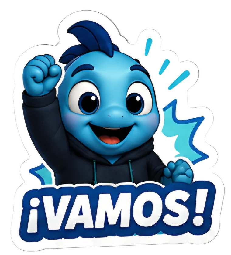 Mero anima con energía: ¡vamos!